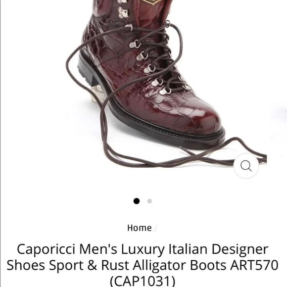 CAPORICCI Alligator boots - Picture 4 of 5